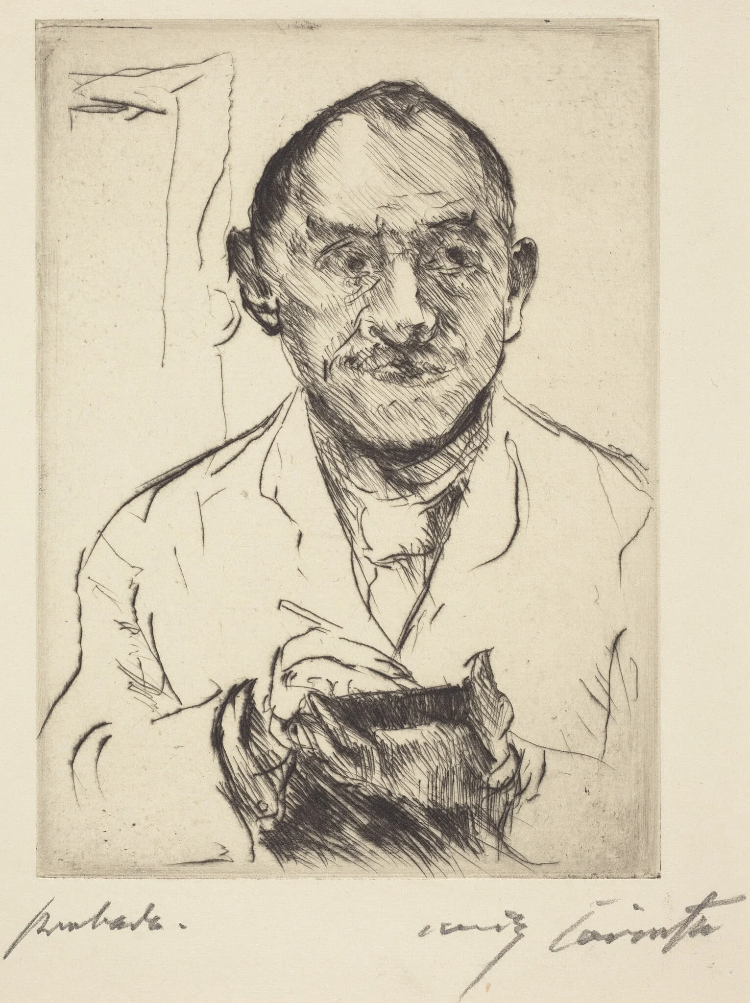 Selbstbildnis (Self-Portrait), detail