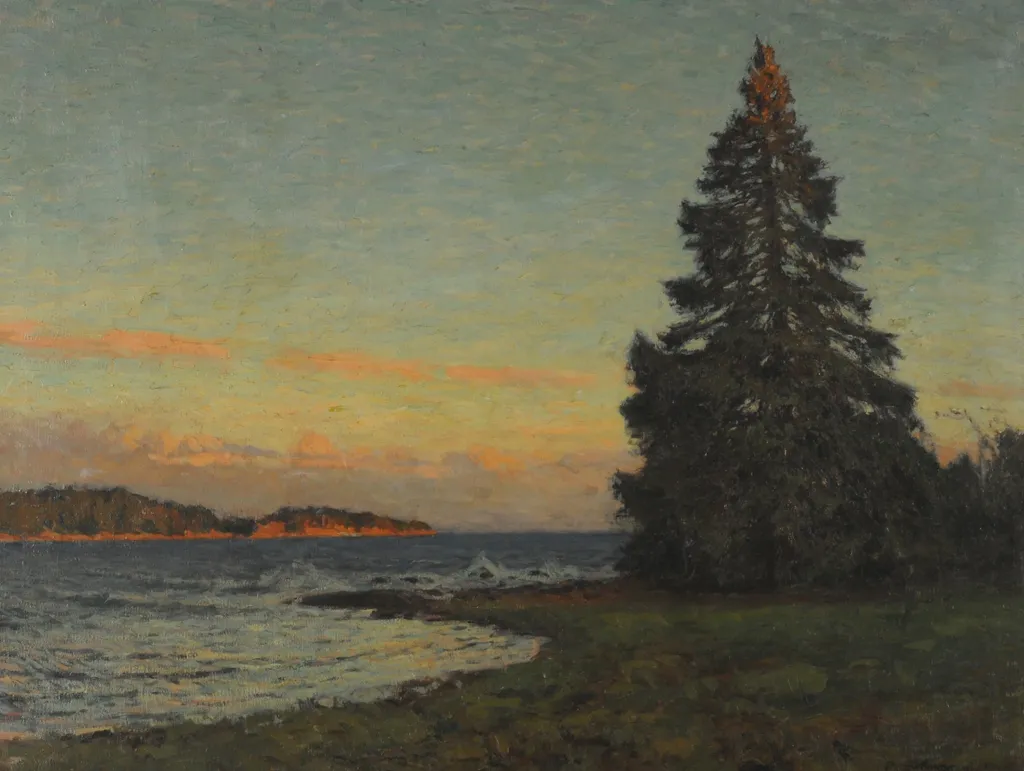 El abeto, by Gottfrid Kallstenius, oil, 1909