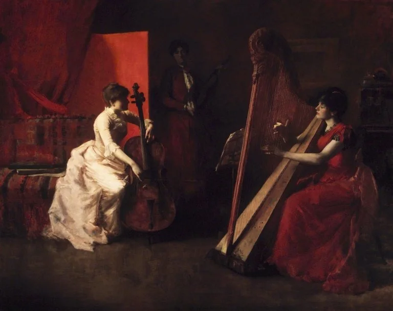 The Trio--Fantasie, detail