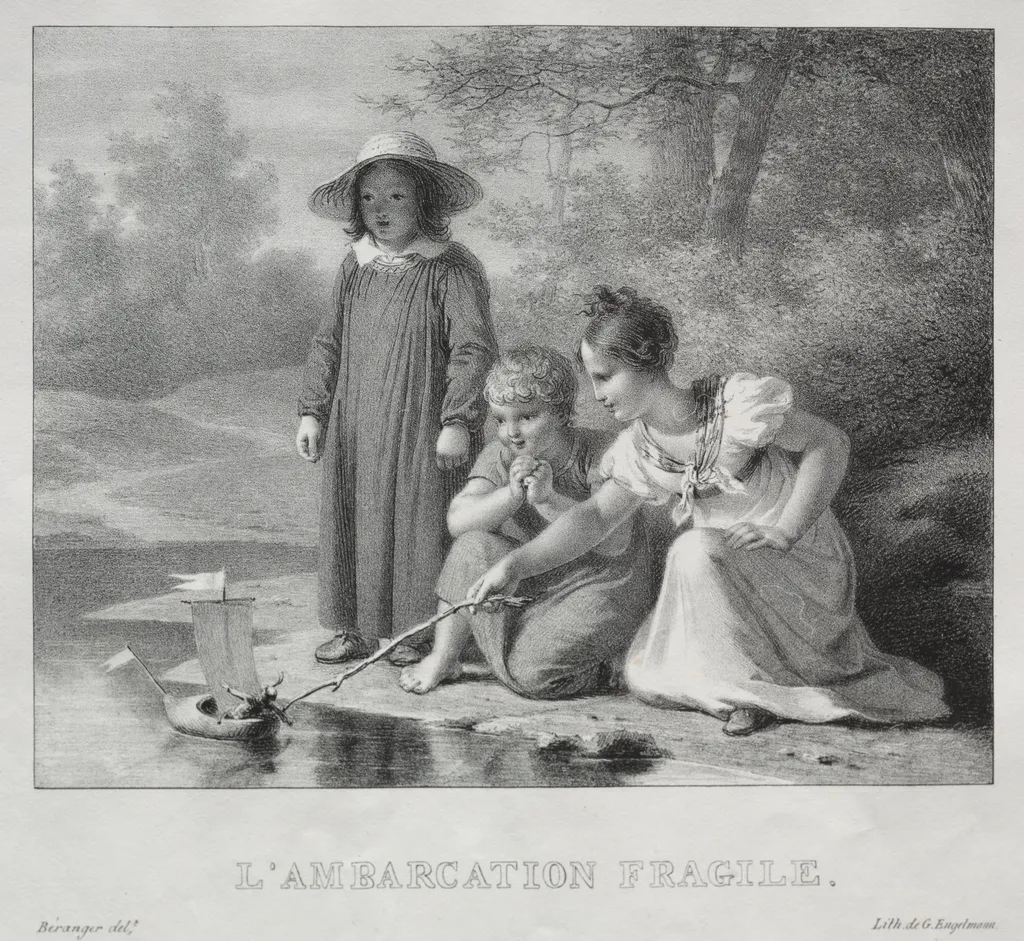 L'Ambarcation fragile, by Antoine Béranger, 1804