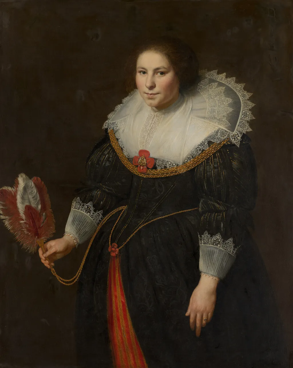 Portrait of a Lady, by Paulus Moreelse, oil, 1627