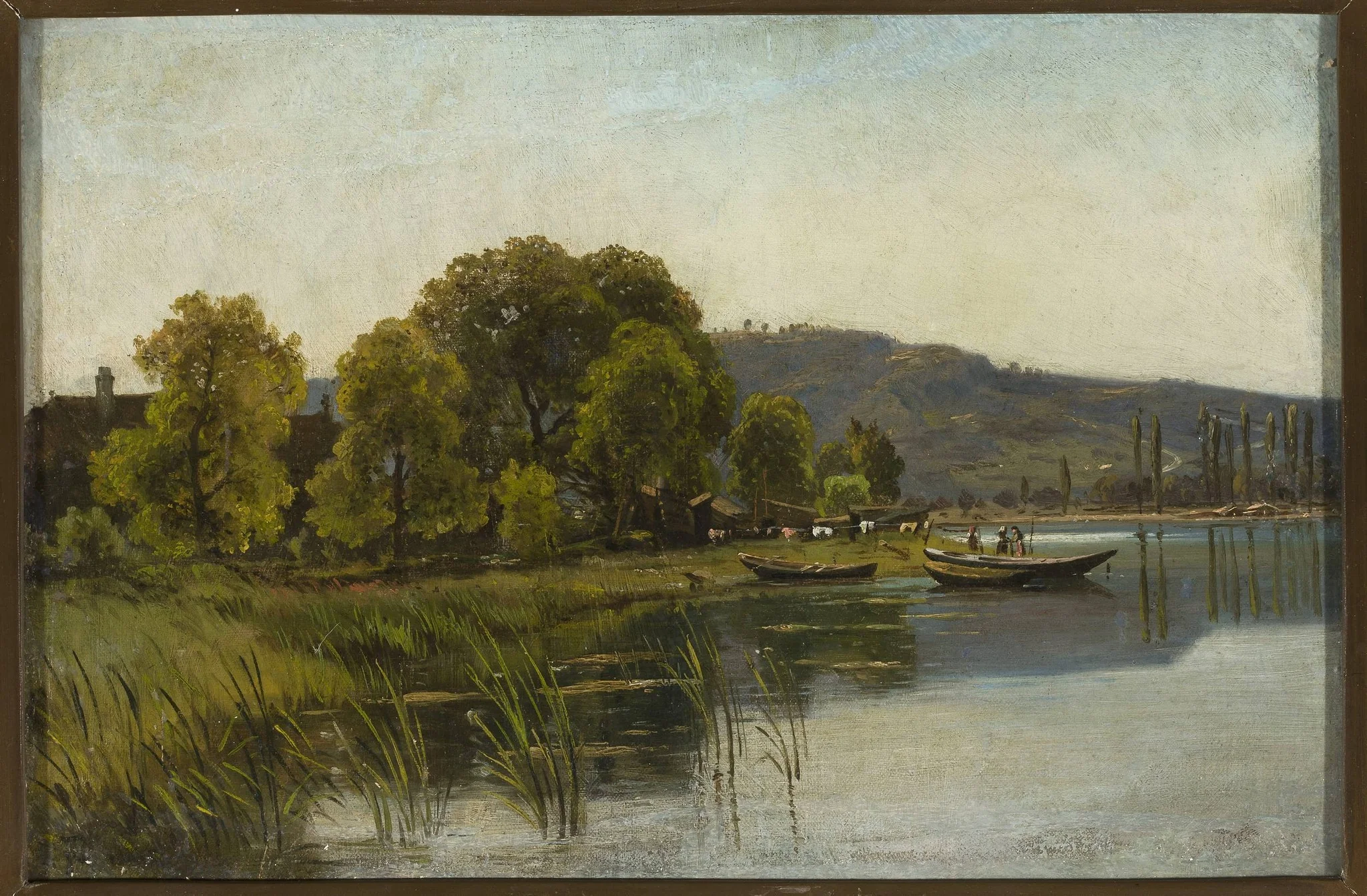 Waterside landscape, detail
