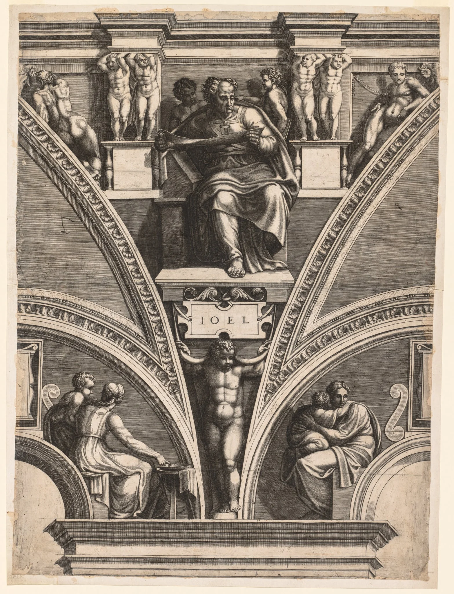 The Prophet Joel, detail