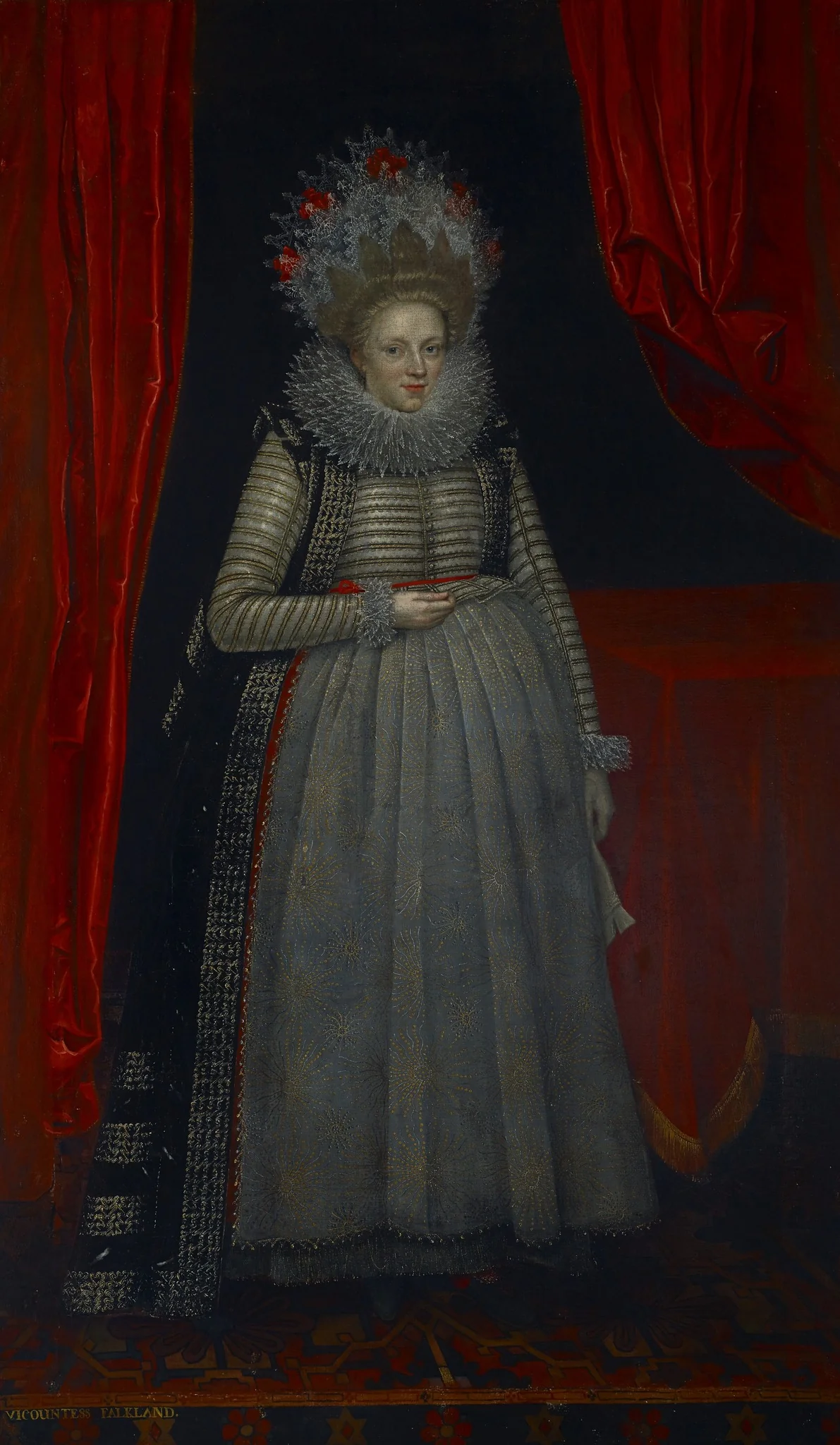Elizabeth Cary, Viscountess Falkland (1585-1639), detail