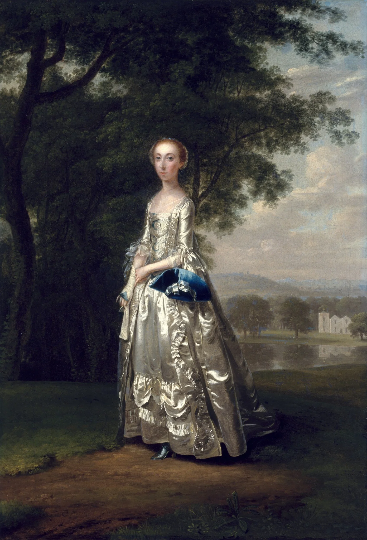 Portrait of a Lady in a Landscape, detail