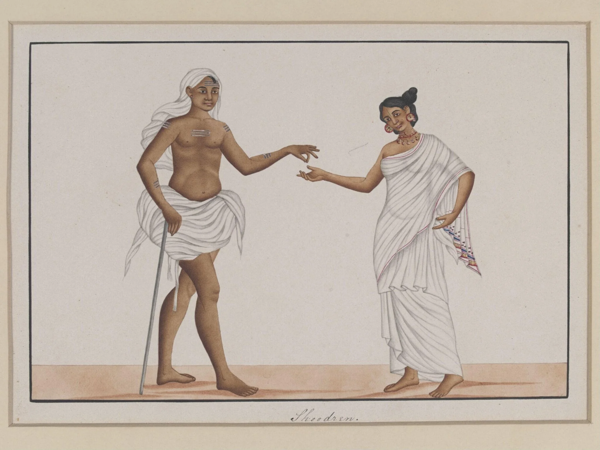 A low caste couple, detail