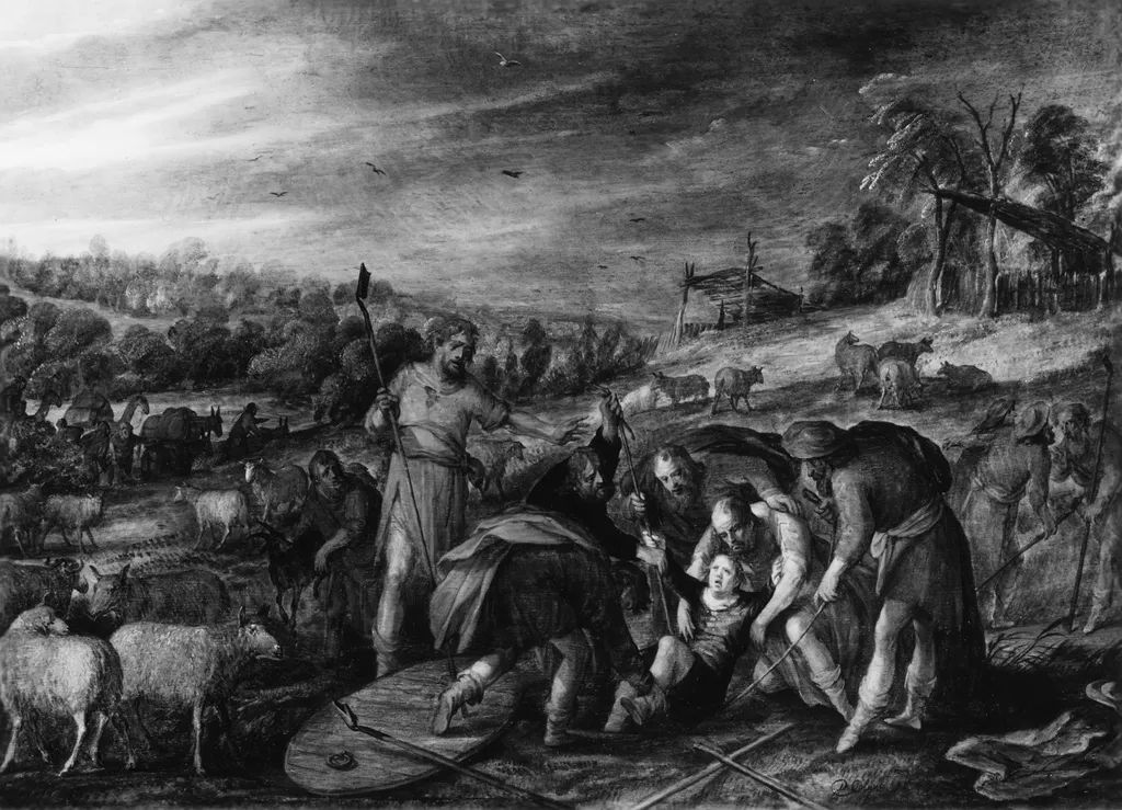Joseph Thrown into a Pit, by David Colijns, oil, 1644