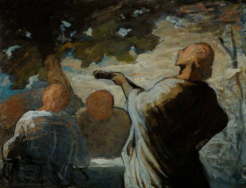 The Serenade, detail