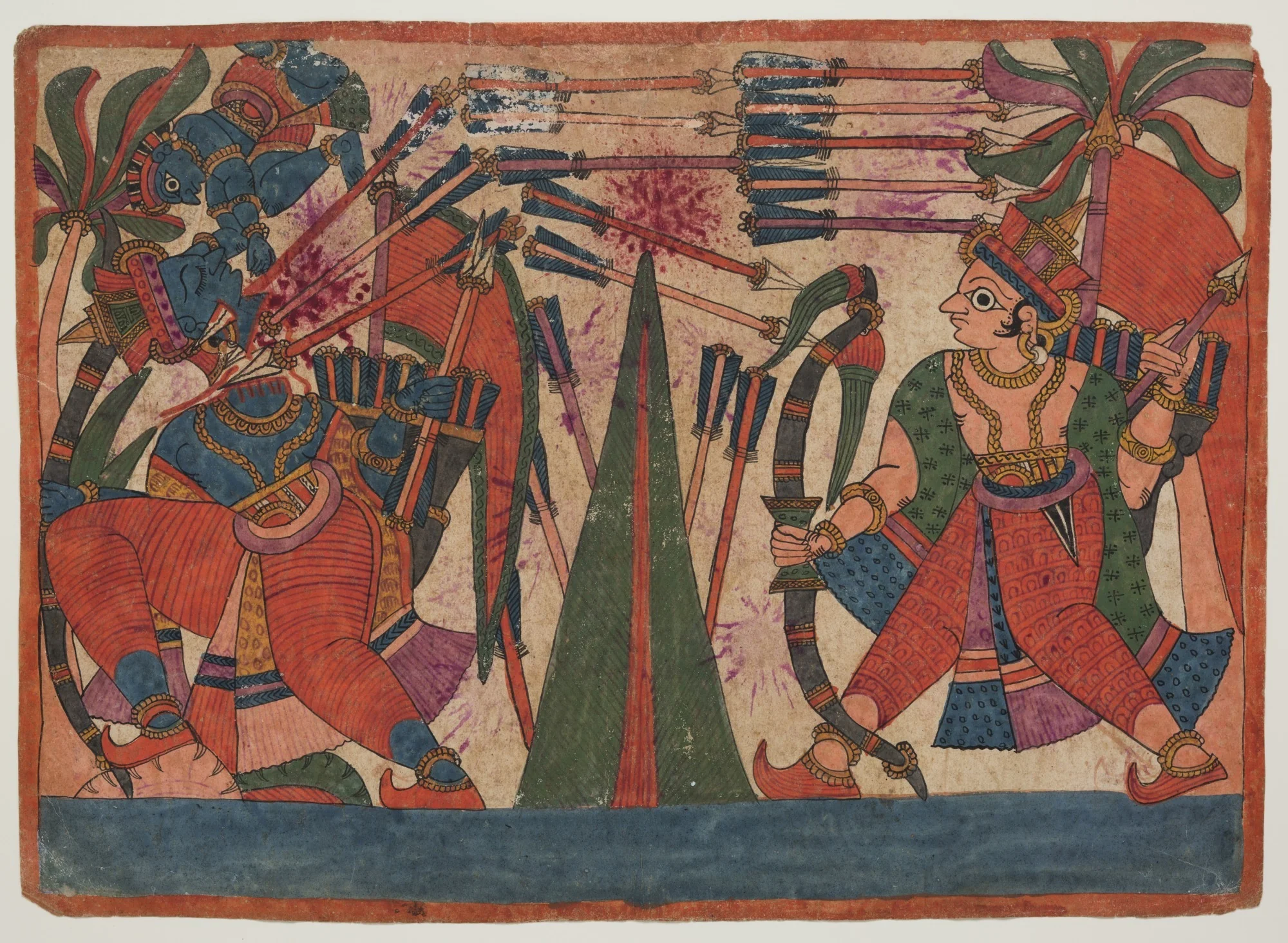 Scene from the Ramayana, detail