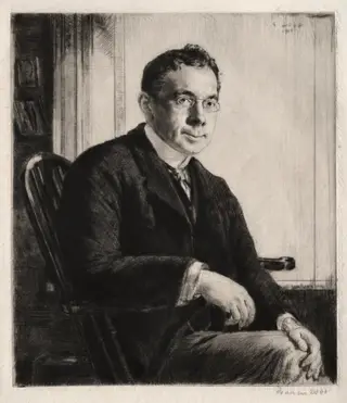 Campbell Dodgson, by Francis Dodd, 1908