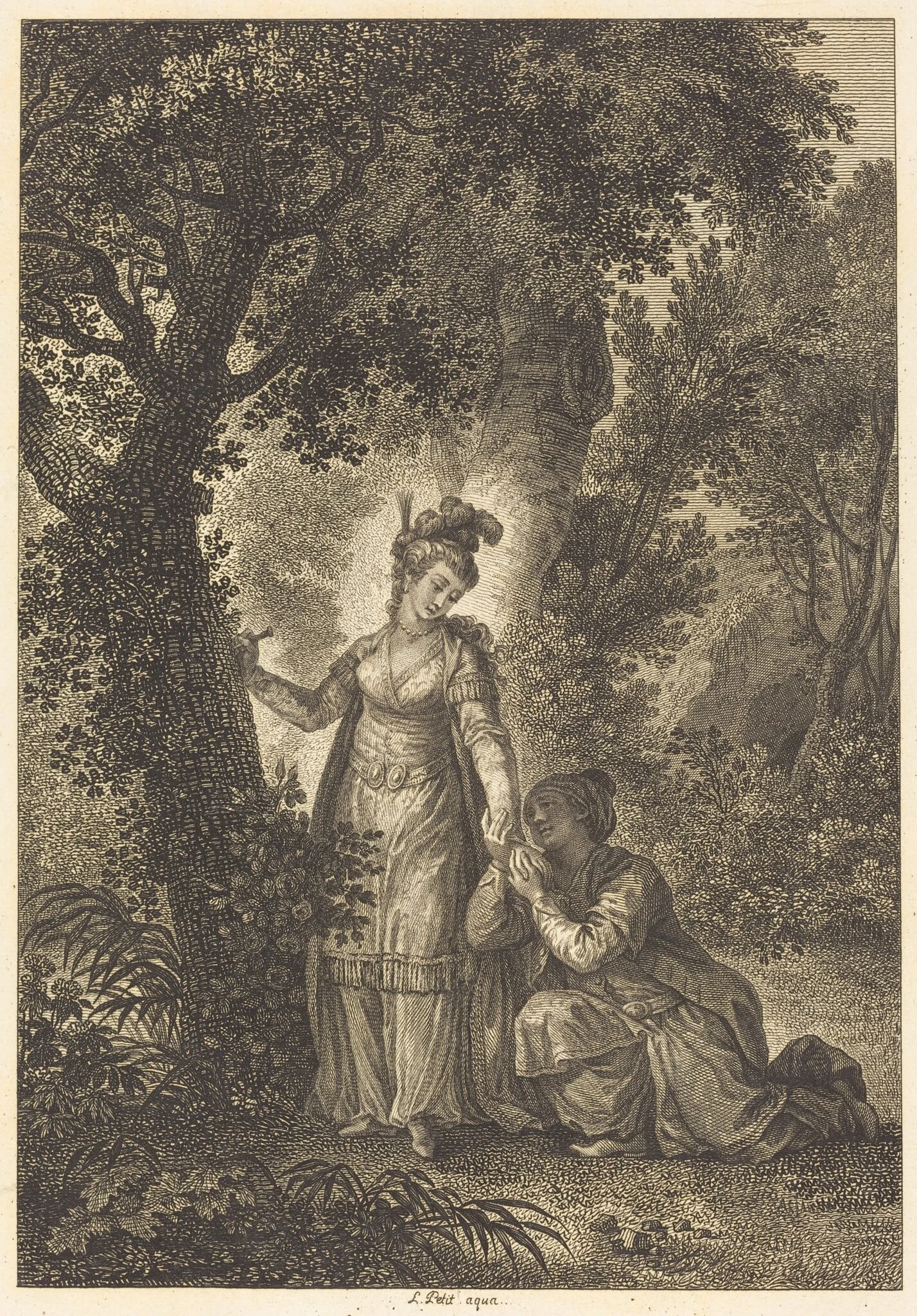 La fiancee du roi de Garbe: L'arbre, detail