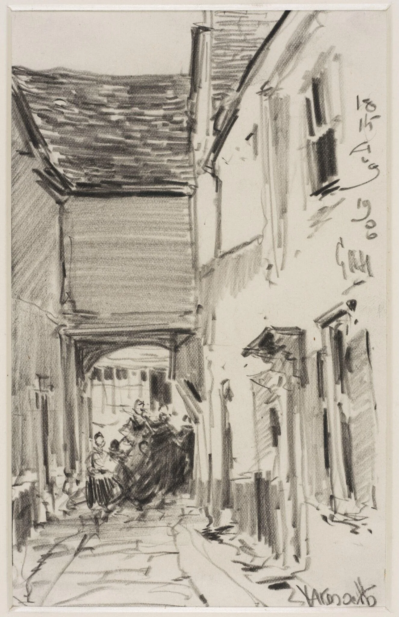 A Row, Great Yarmouth., detail