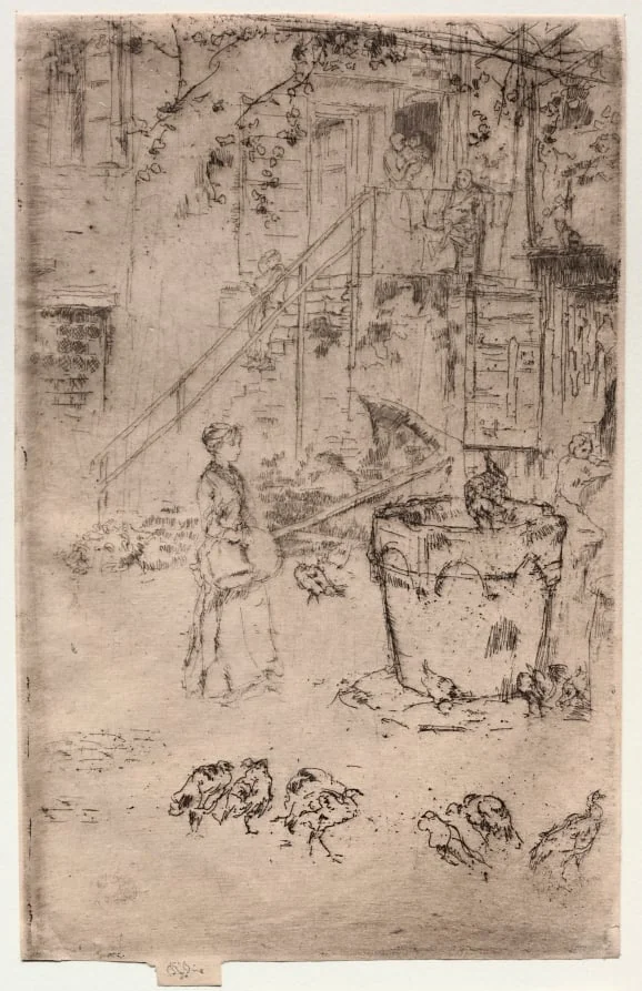 Turkeys, detail