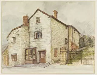 House and Shop, Leintwardine, by Puller, watercolor