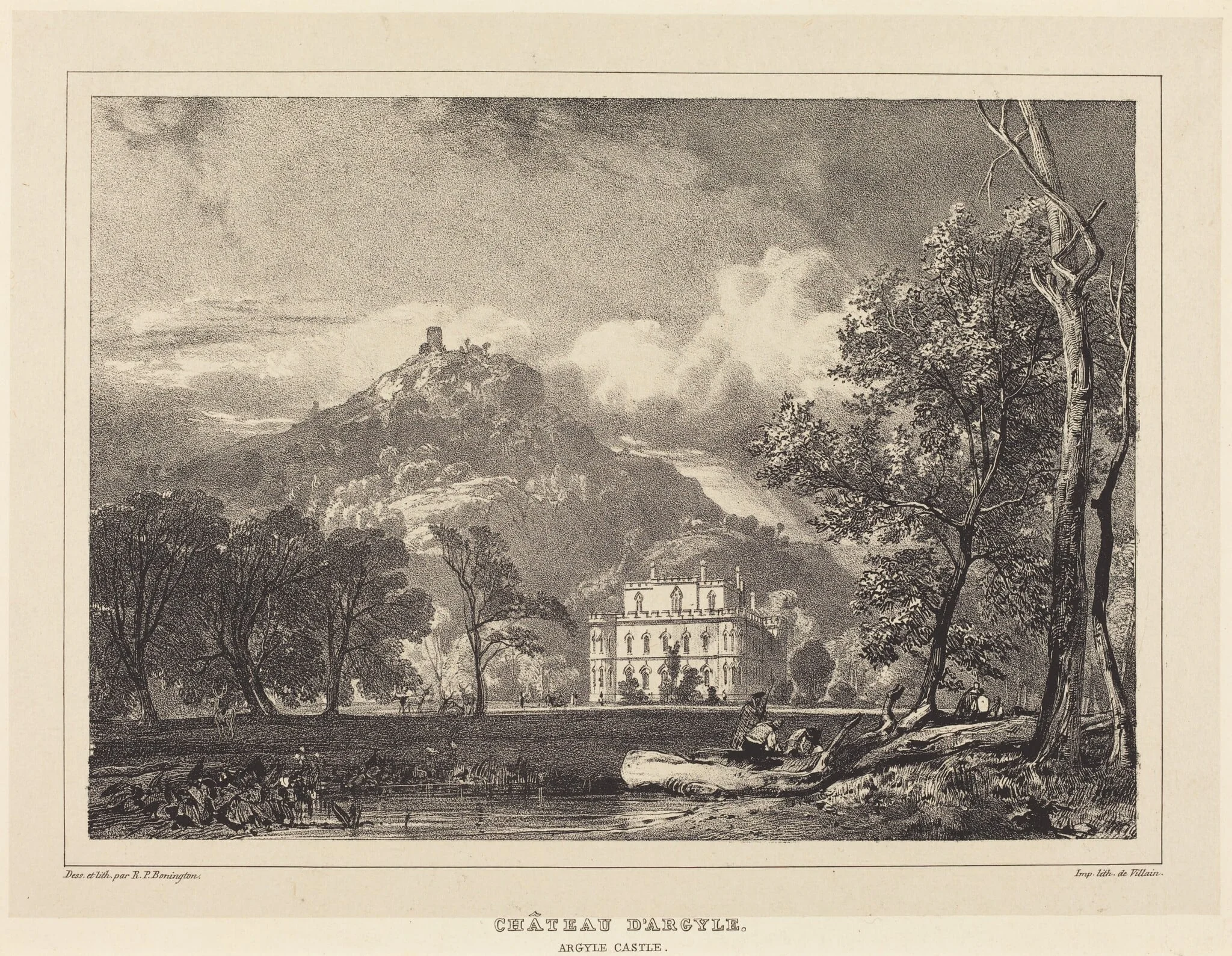 Chateau d'Argyle, detail