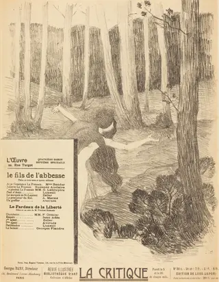 Le Fils de l'abbesse; Le Fardeau de la liberté, by Henri Lebasque, ink, 1897