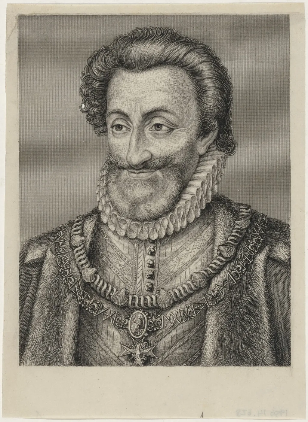 Henry IV, King of France, by Robert Graves, ink, 1846
