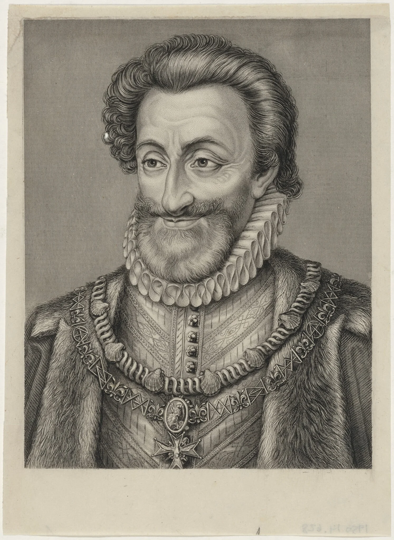 Henry IV, King of France, detail