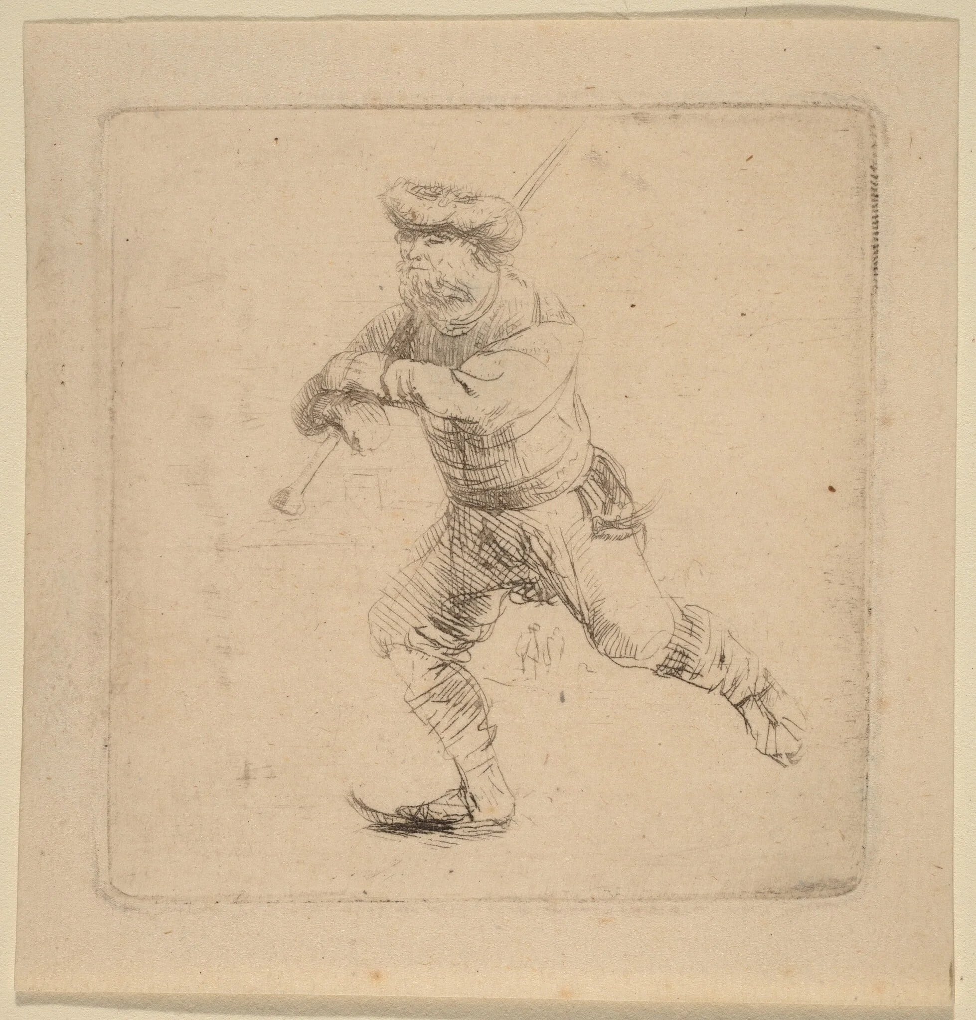 The Skater, detail
