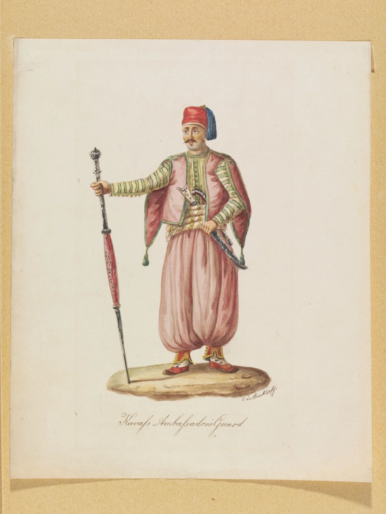 Kavass Ambassadors Guard, detail