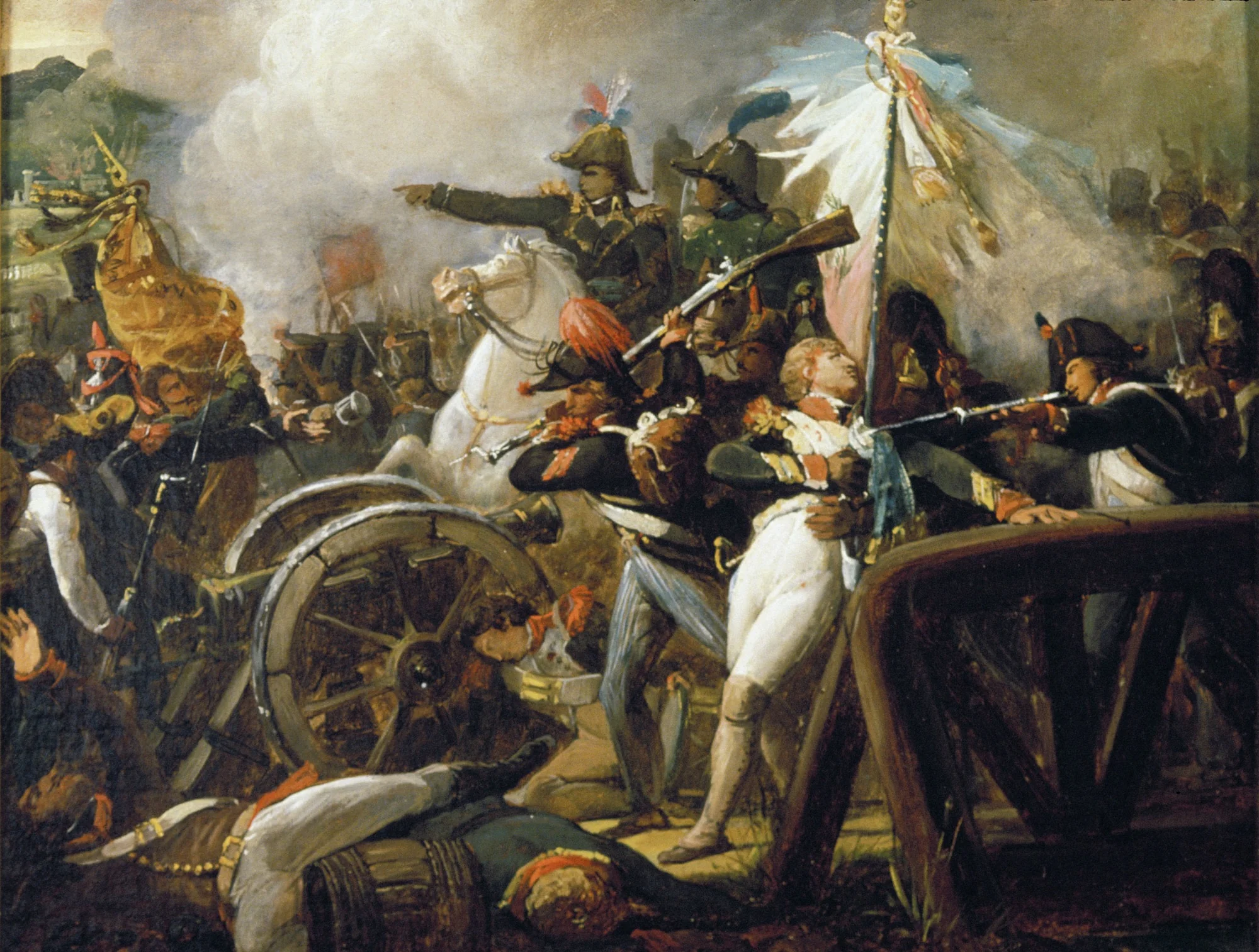 Battle on a Bridge, detail