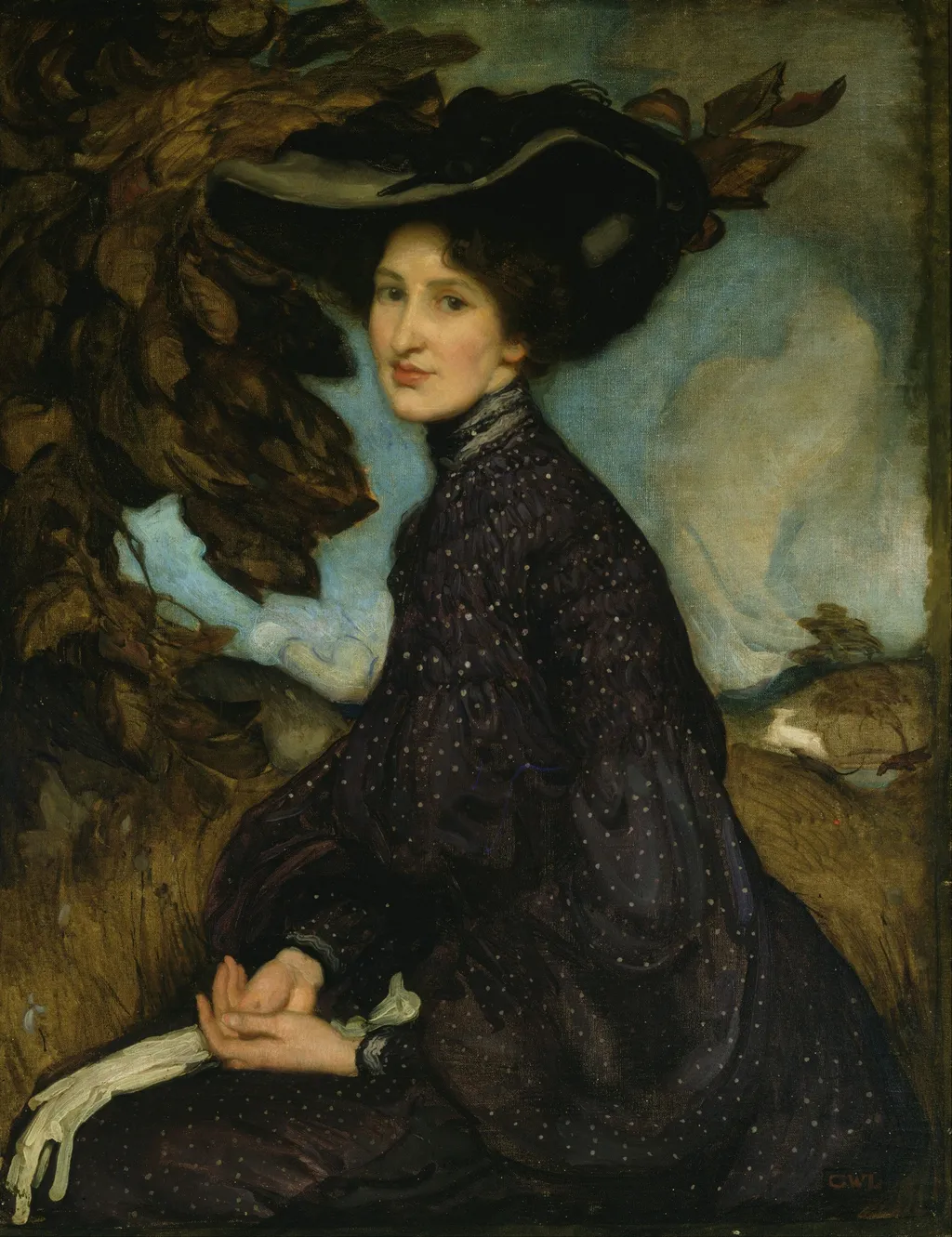 Miss Thea Proctor, by George Washington Lambert, unspecified, 1903