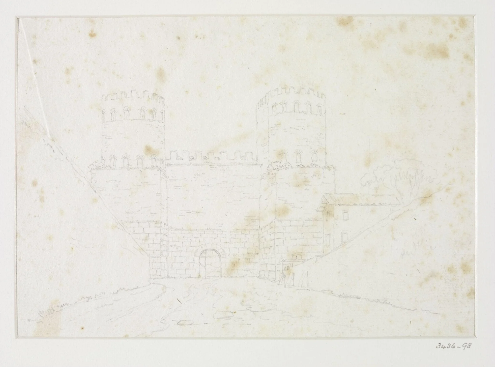 Ancient ruins in and near Rome, detail