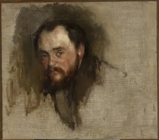 Portrait of Benedykt Kubicki, by Konrad Krzyżanowski, oil, 1900