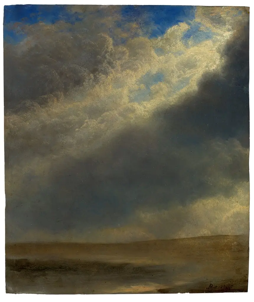 Landscape, by Albert Bierstadt, unspecified