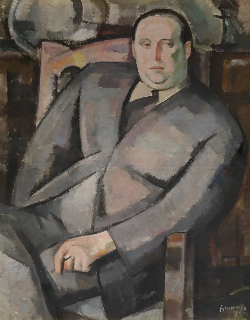 Paul-Gustave van Hecke, by Ramah, oil, 1920