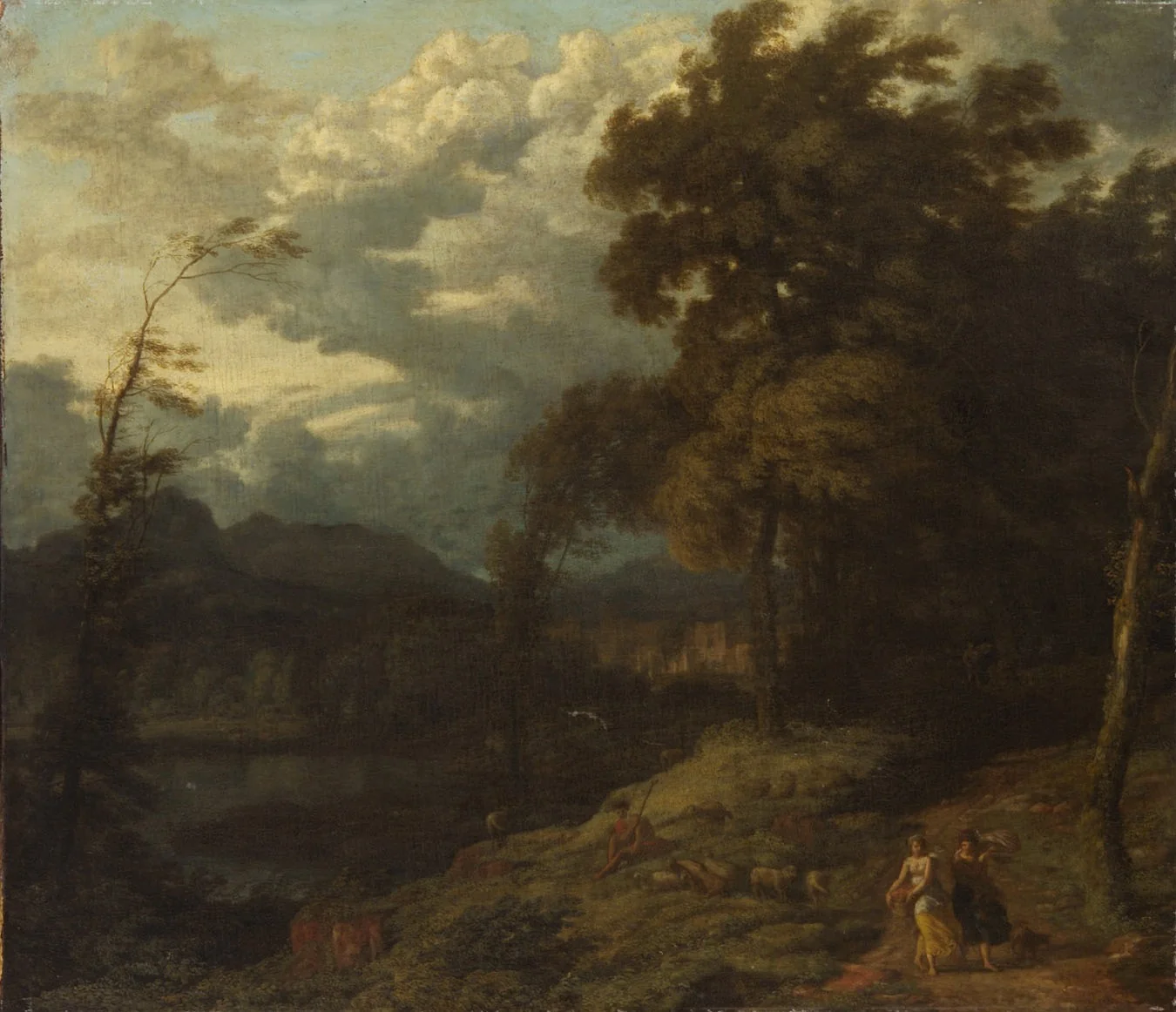 Arkadische Landschaft, detail