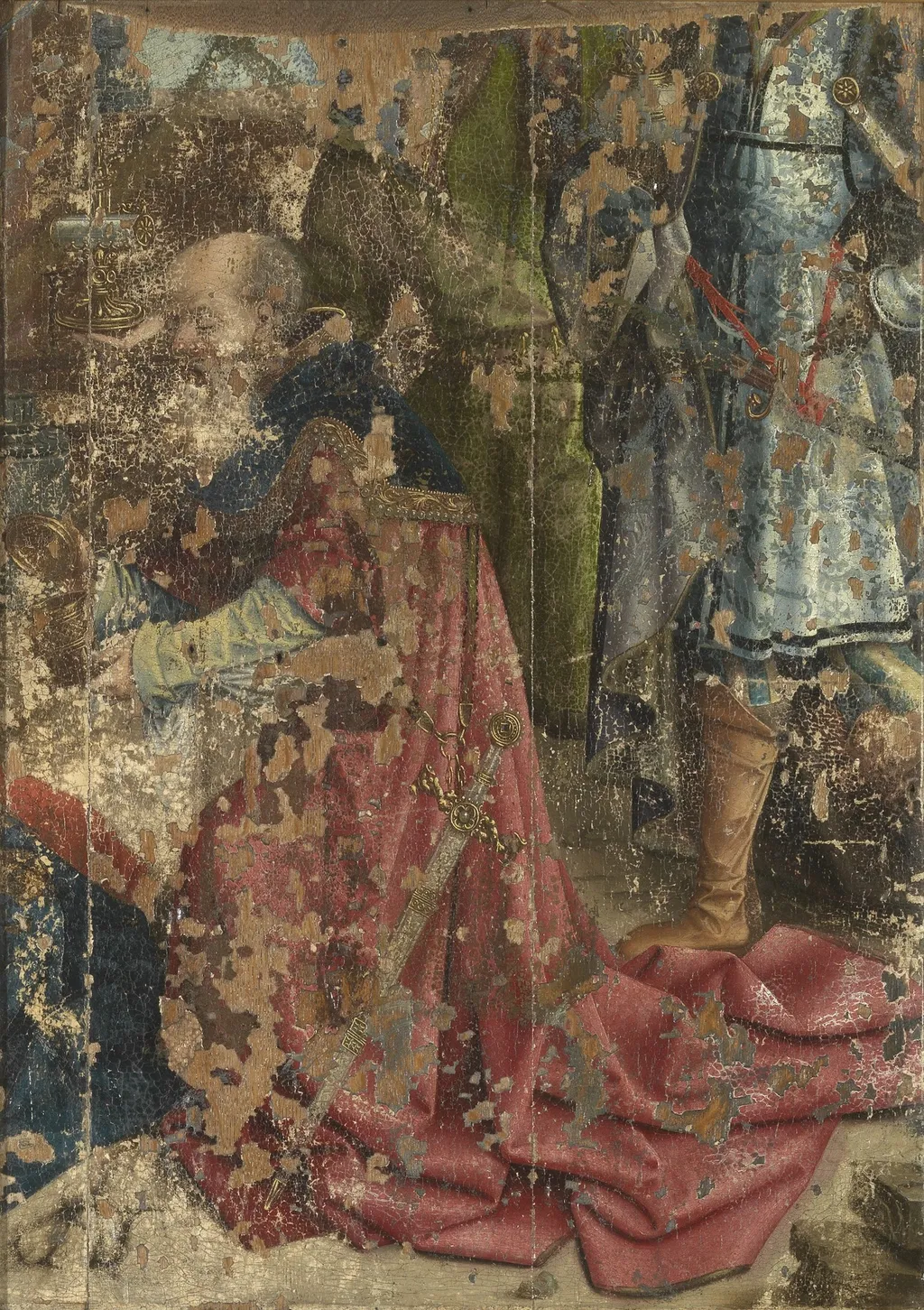 Aanbidding door de koningen, by Bernard Van Orley, oil, 1524