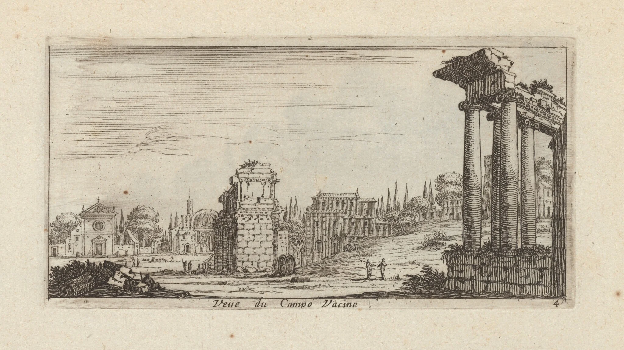Veüe du Campo Vacine, detail