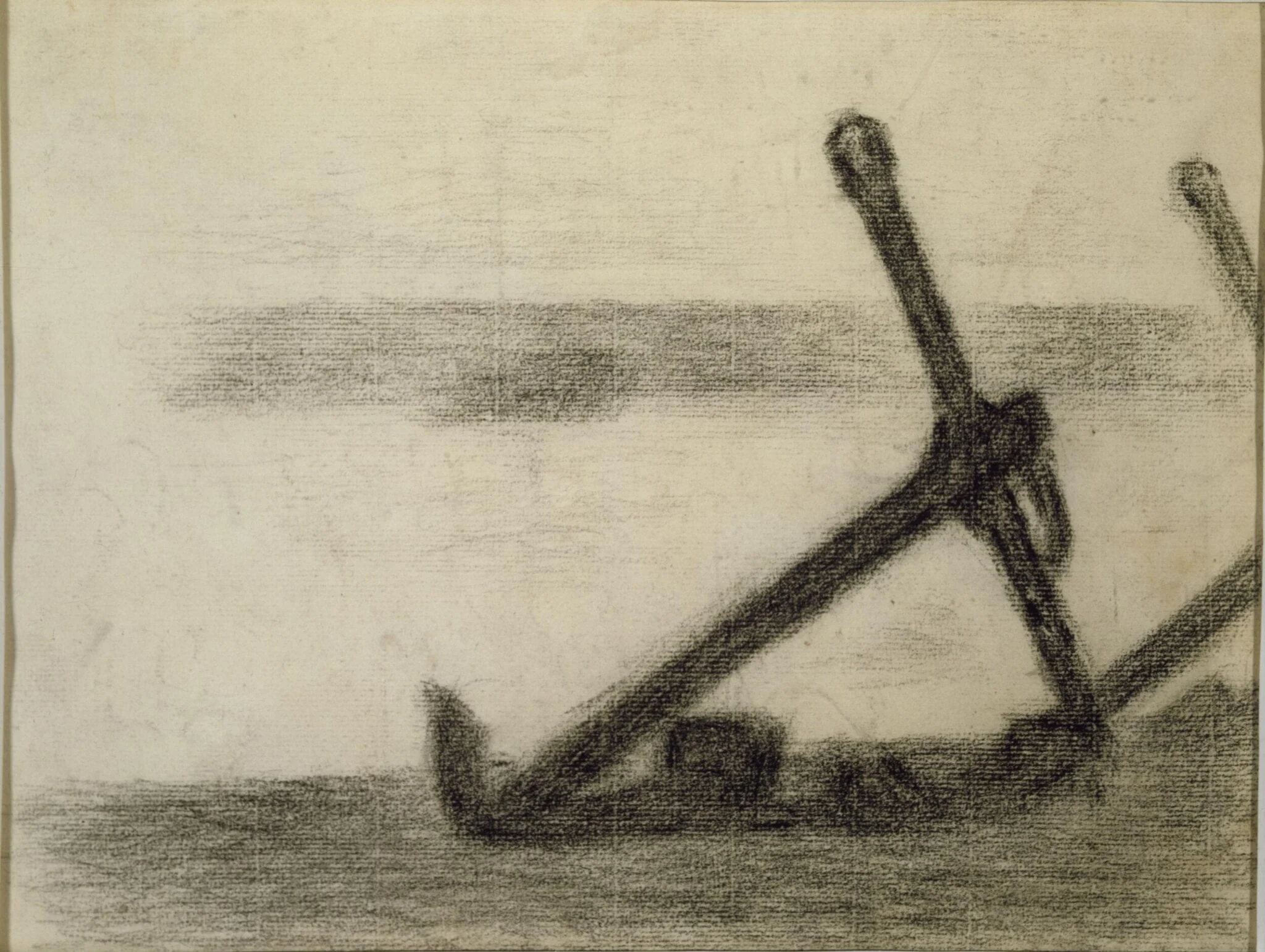 Study for The Channel at Gravelines, Evening, detail