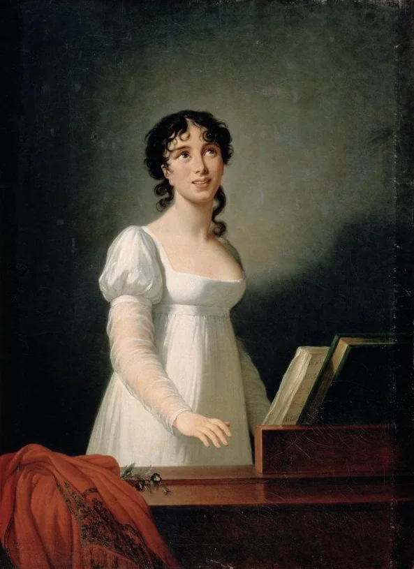 Porträt der Angelica Catalani (1780-1849), detail