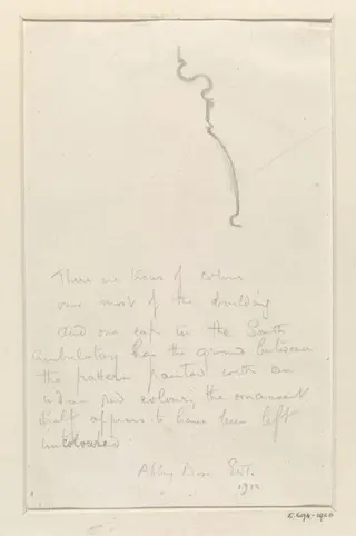 Untitled, by Ernest William Tristram, 1910