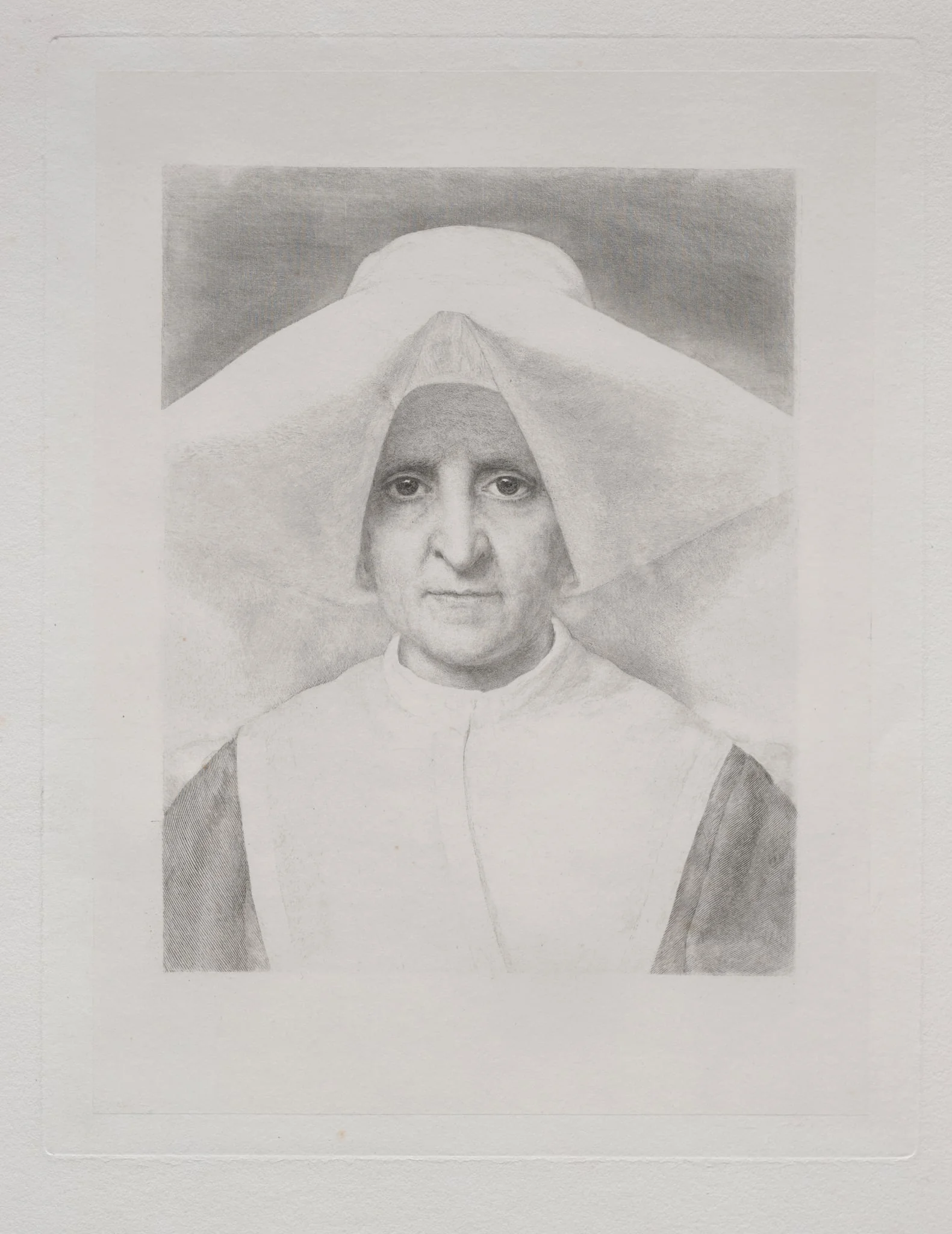 Sister Rosalie, Front View, detail