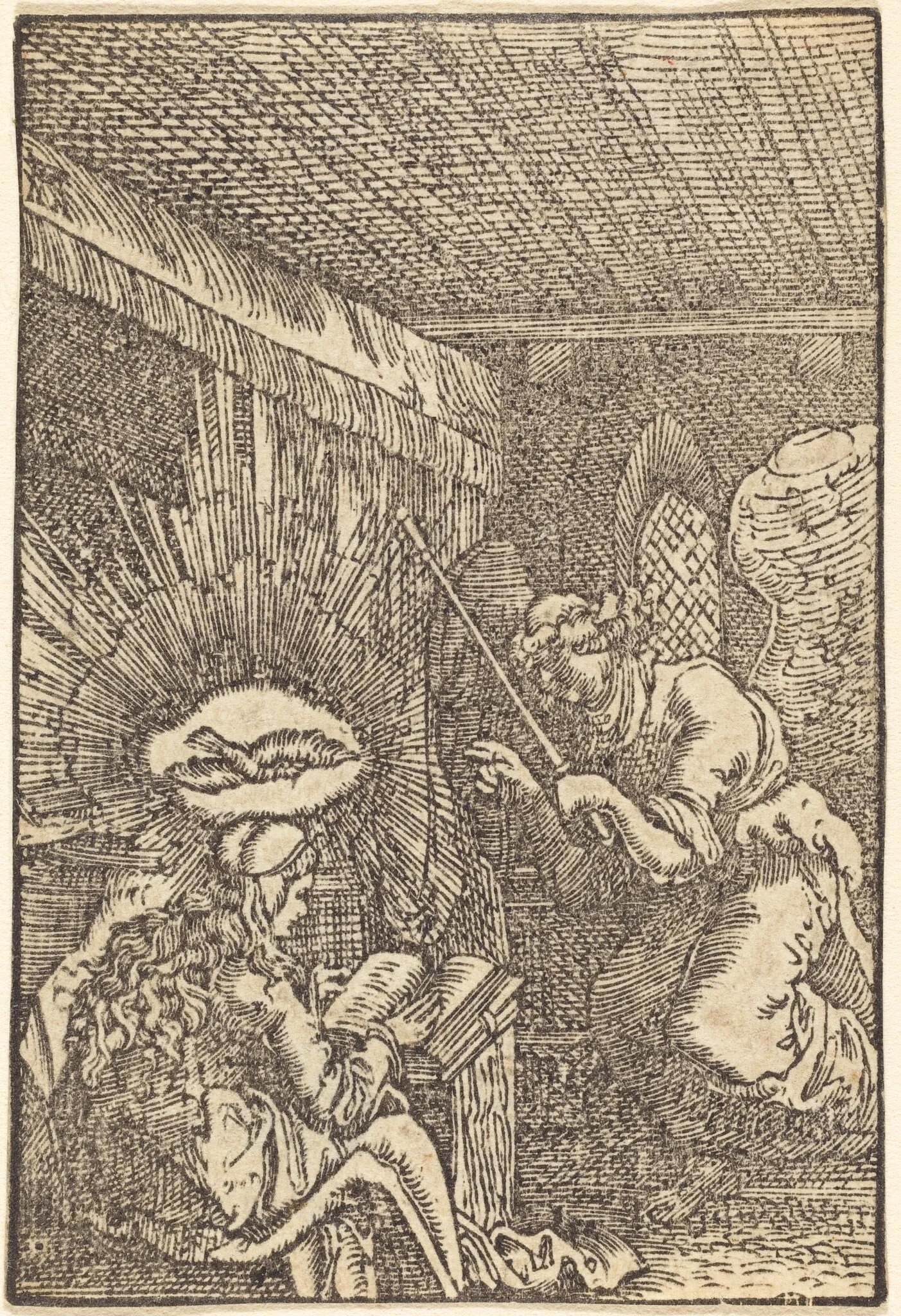 The Annunciation, detail
