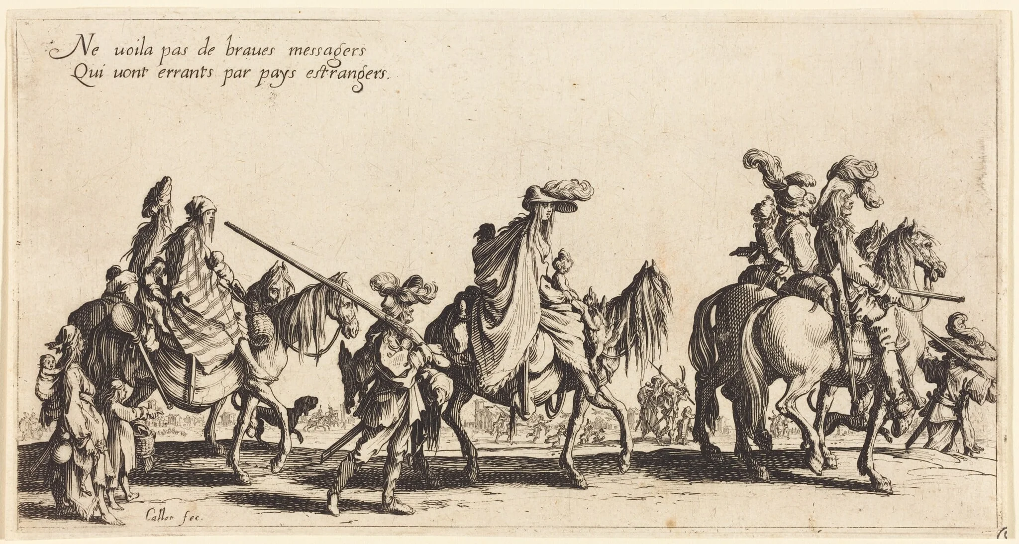 The Bohemians Marching: The Vanguard, detail