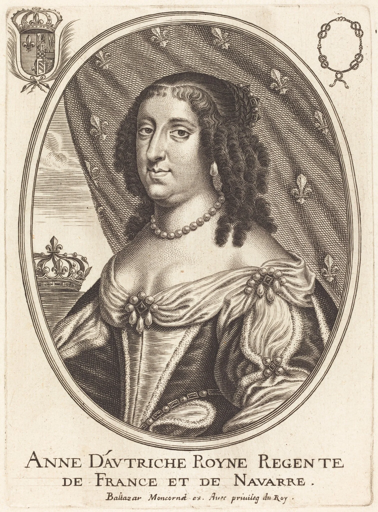 Anne of Austria, detail