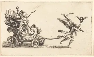 Entry of Monseigneur Henry de Lorraine, Marquis de Moy, under the Name of Pirandre, by Jacques Callot, ink, 1627