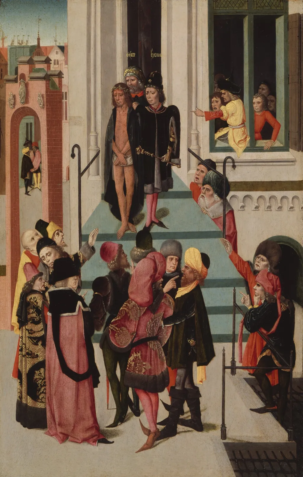 Christ Presented to the People, by North Netherlandish, oil, 1480
