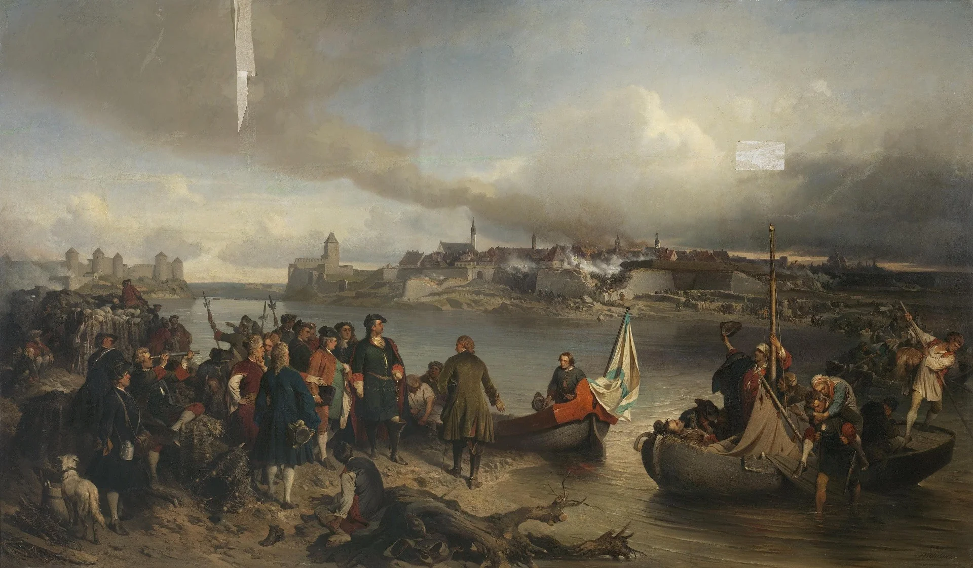 Taking of Narva, detail