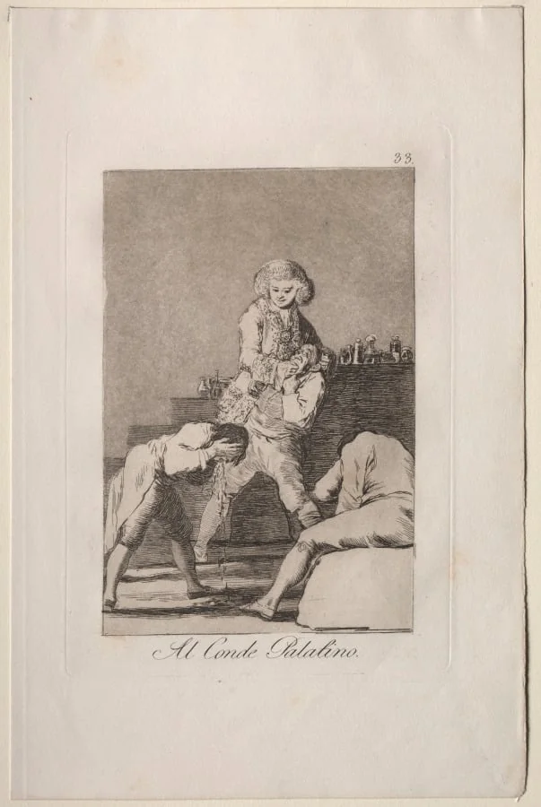To the Count Palatine, Plate 33, detail