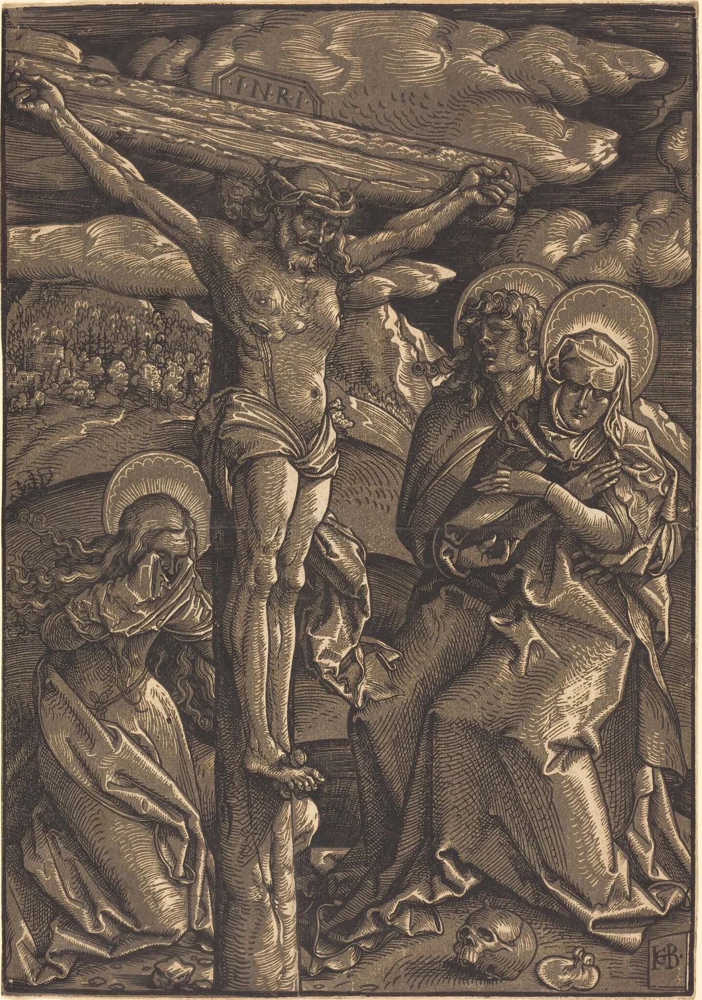 The Crucifixion, detail