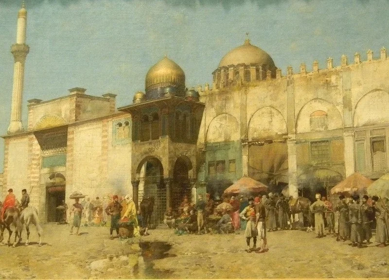 A Mosque, detail