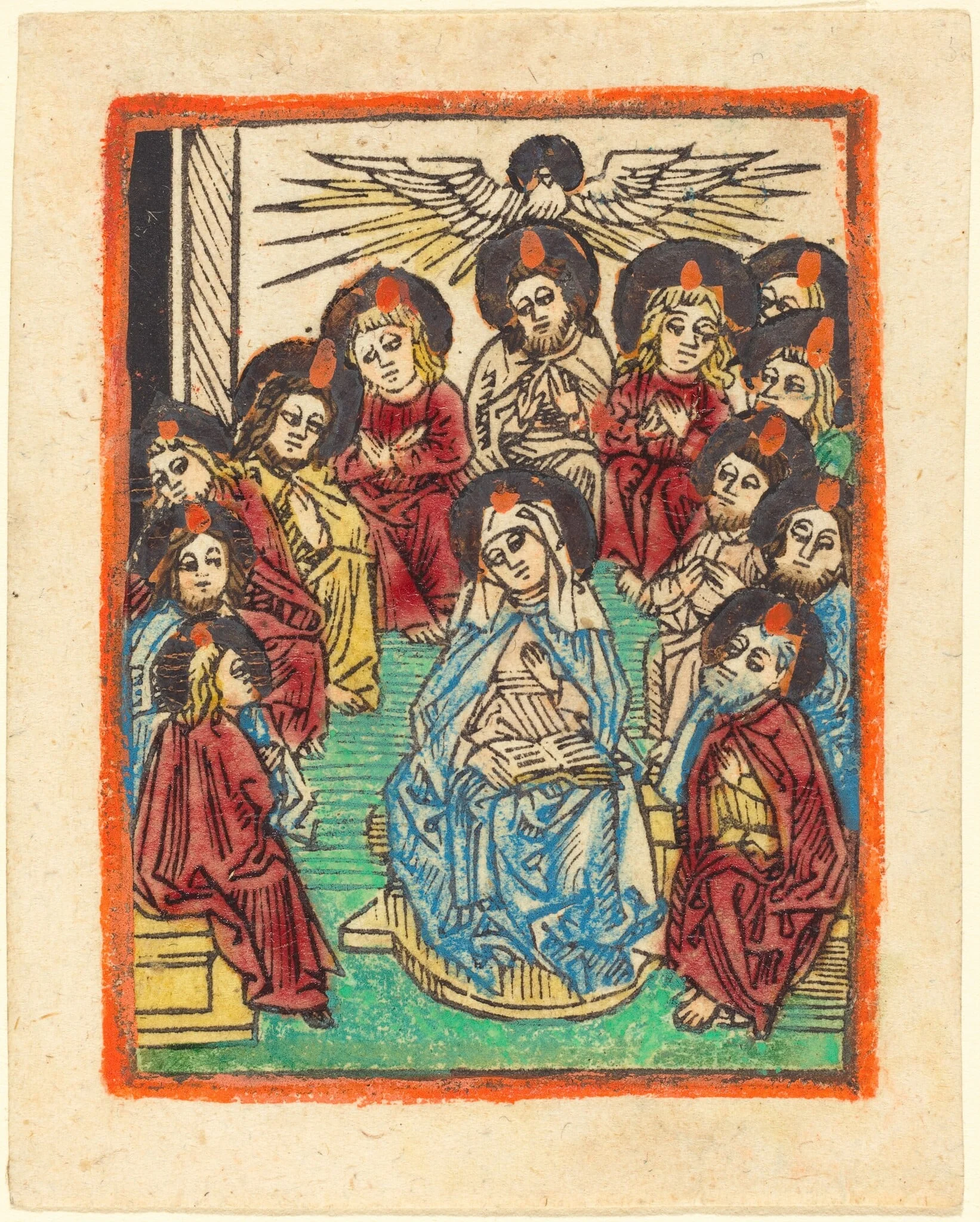 The Descent of the Holy Ghost, detail