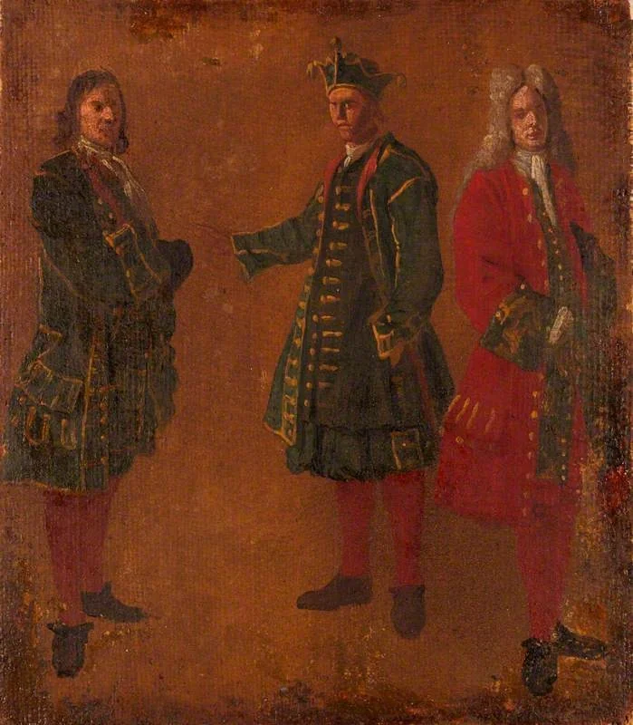 Three Studies of Men, detail