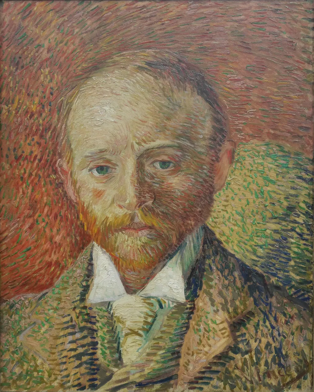 Portrait of Alexander Reid, by Vincent van Gogh, oil