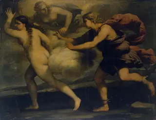 Alpheus and Arethusa, by Luca Giordano, oil, 1692